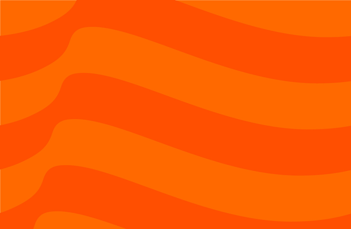 Repeating pattern of Aperol oranges with vibrant RGB colors